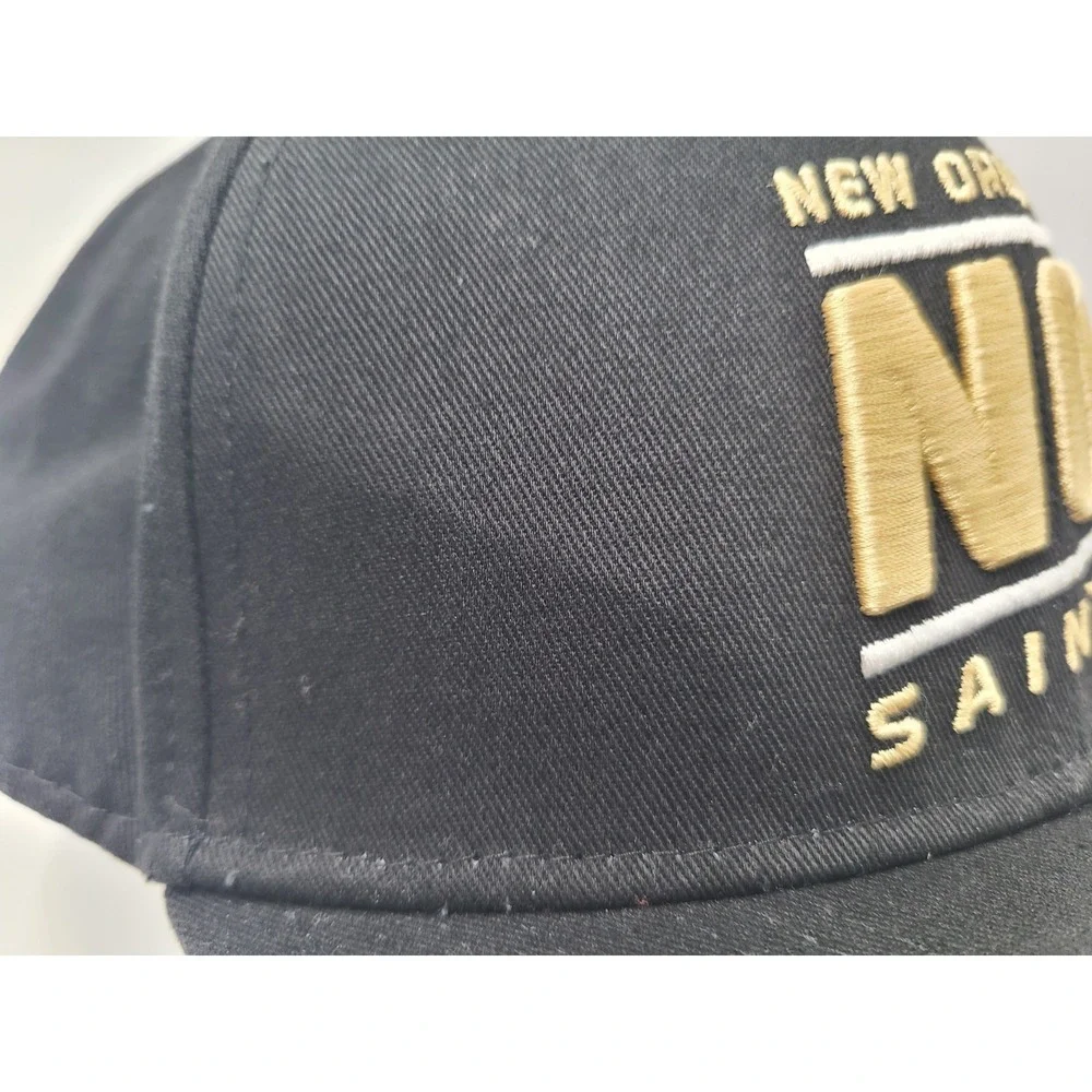 Youth New Orleans‎ Saints NFL Team Apparel Snapback Hat Cap NFL Football Black
